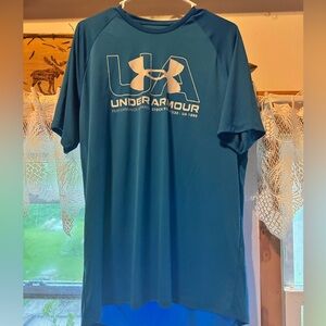 Under Armour Tee-Shirt, Sz-Large, Blue